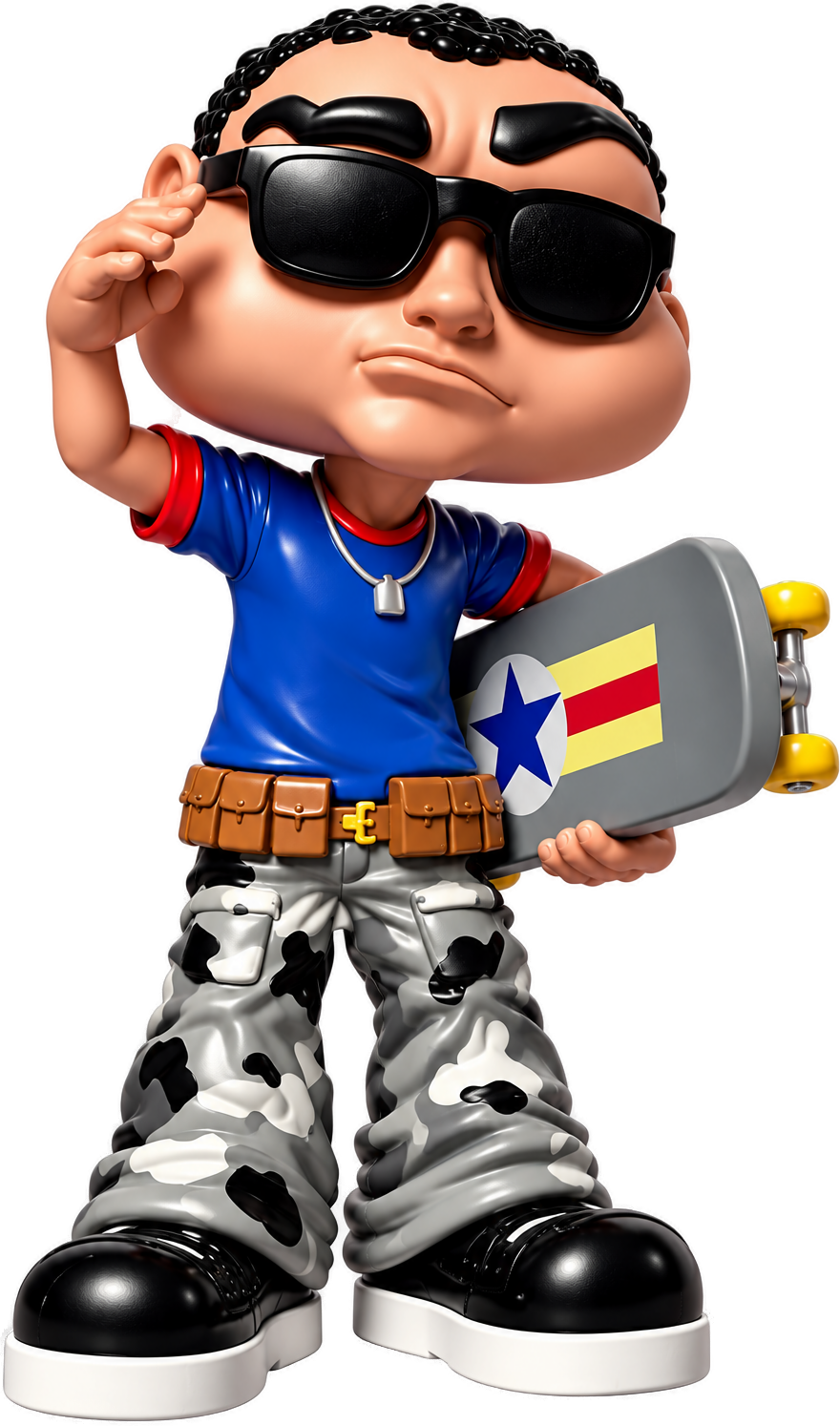 Owen Ustuph figure prototype (AI-assisted render, sample image)