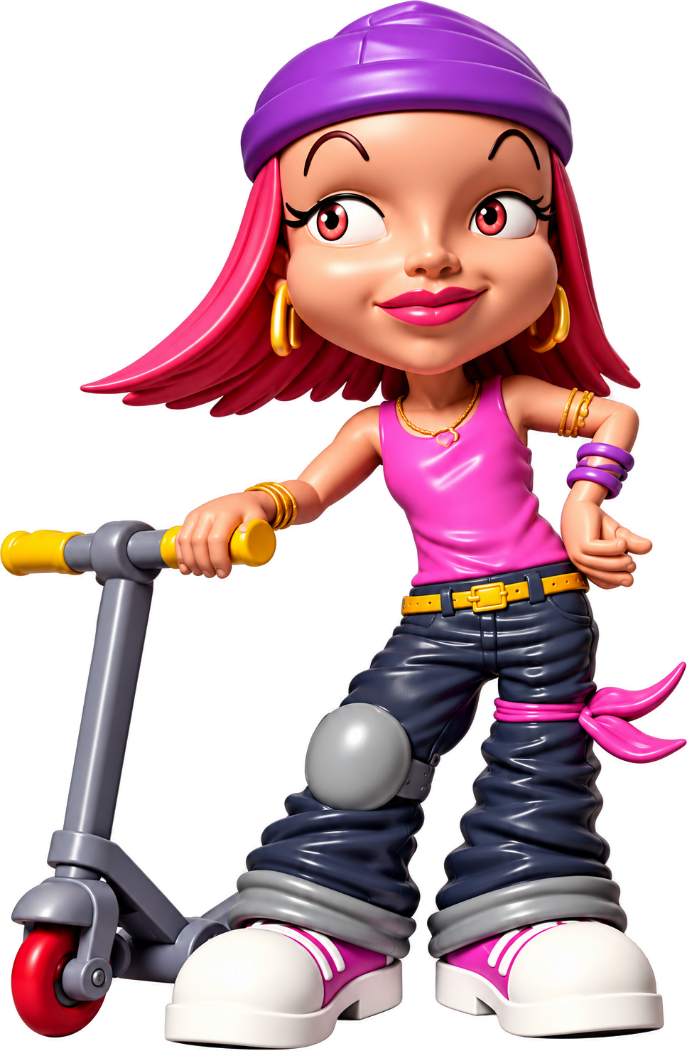 Penny Pincher figure prototype (AI-assisted render, sample image)